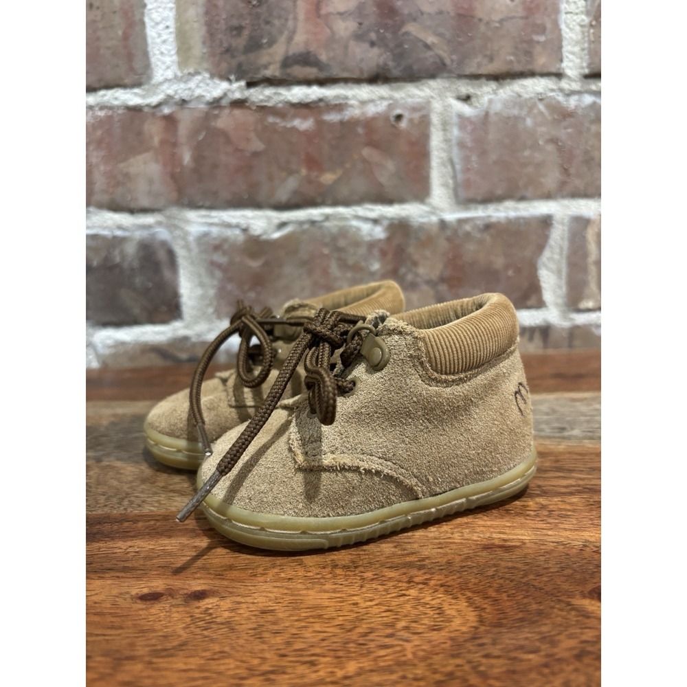 Vtg McDonalds Infant Shoes Size 2, McKids Brown Leather Shoes Rare 90s-00s Shoes
